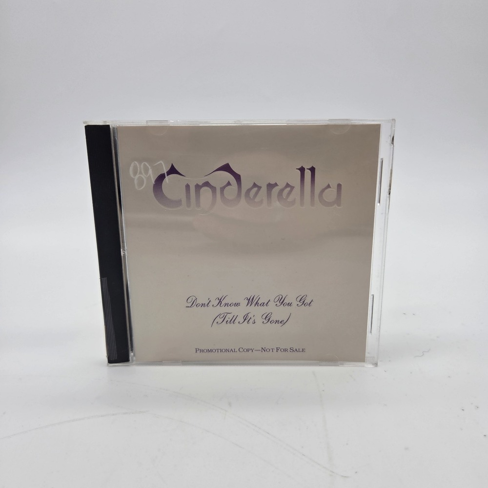 RARE PROMO Cinderella CD Don't Know What You've Got 1988 HAIR METAL Tom Keifer !